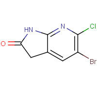 297757-11-0 5-bromo-6-chloro-1,3-dihydropyrrolo[2,3-b]pyridin-2-one chemical structure