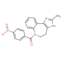 168626-71-9 (2-methyl-4,5-dihydro-3H-imidazo[4,5-d][1]benzazepin-6-yl)-(4-nitrophenyl)methanone chemical structure