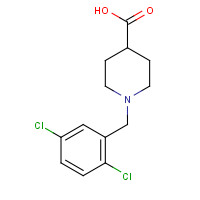 901920-33-0 1-[(2,5-dichlorophenyl)methyl]piperidine-4-carboxylic acid chemical structure
