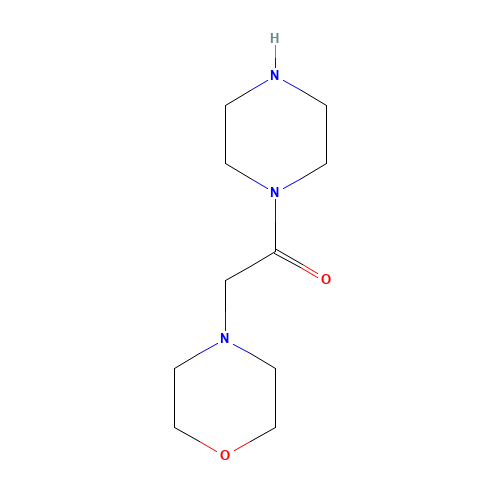 436852-06-1 2-morpholin-4-yl-1-piperazin-1-ylethanone chemical structure