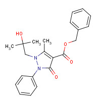 913376-52-0 benzyl 1-(2-hydroxy-2-methylpropyl)-5-methyl-3-oxo-2-phenylpyrazole-4-carboxylate chemical structure