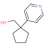 858036-17-6 (1-pyridin-4-ylcyclopentyl)methanol chemical structure