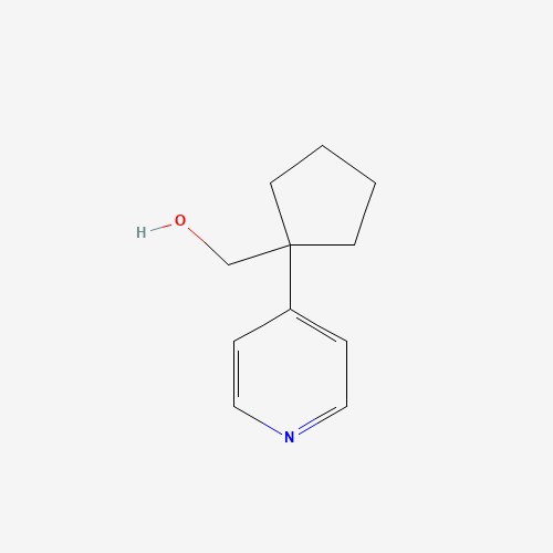 858036-17-6 (1-pyridin-4-ylcyclopentyl)methanol chemical structure