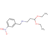 35582-06-0 3,3-diethoxy-N-[(3-nitrophenyl)methyl]propan-1-amine chemical structure
