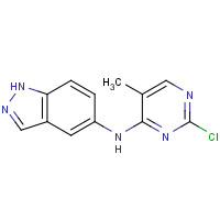 1257302-90-1 N-(2-chloro-5-methylpyrimidin-4-yl)-1H-indazol-5-amine chemical structure