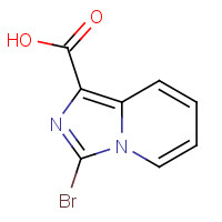 1119512-48-9 3-bromoimidazo[1,5-a]pyridine-1-carboxylic acid chemical structure