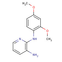 70358-27-9 2-N-(2,4-dimethoxyphenyl)pyridine-2,3-diamine chemical structure