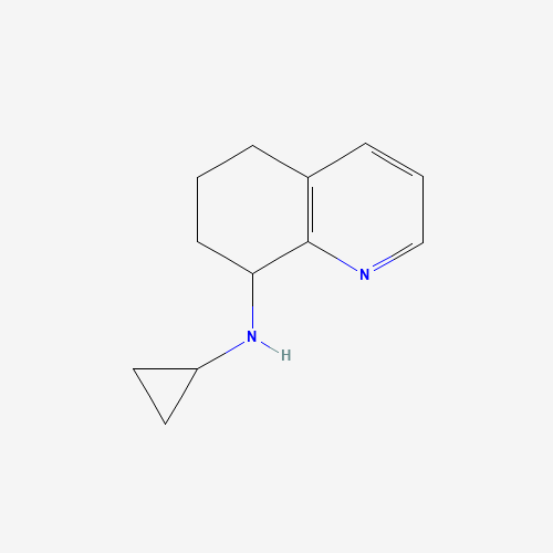 878025-82-2 N-cyclopropyl-5,6,7,8-tetrahydroquinolin-8-amine chemical structure
