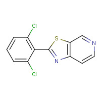 1203681-45-1 2-(2,6-dichlorophenyl)-[1,3]thiazolo[5,4-c]pyridine chemical structure