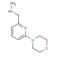 886851-30-5 N-methyl-1-(6-morpholin-4-ylpyridin-2-yl)methanamine chemical structure