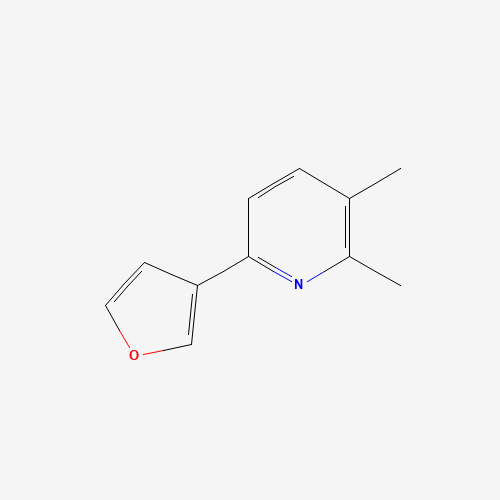 53913-07-8 6-(furan-3-yl)-2,3-dimethylpyridine chemical structure