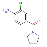 1019017-33-4 (4-amino-3-chlorophenyl)-pyrrolidin-1-ylmethanone chemical structure