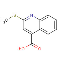 288151-58-6 2-methylsulfanylquinoline-4-carboxylic acid chemical structure