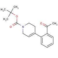 255050-90-9 tert-butyl 4-(2-acetylphenyl)-3,6-dihydro-2H-pyridine-1-carboxylate chemical structure