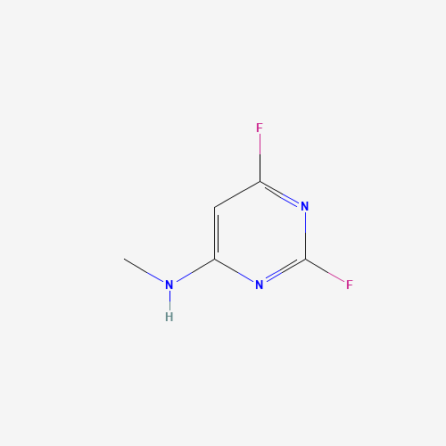 165258-58-2 2,6-difluoro-N-methylpyrimidin-4-amine chemical structure