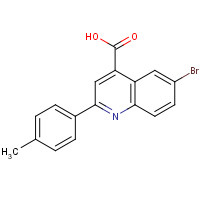 330194-05-3 6-bromo-2-(4-methylphenyl)quinoline-4-carboxylic acid chemical structure
