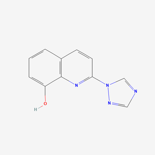 648896-80-4 2-(1,2,4-triazol-1-yl)quinolin-8-ol chemical structure