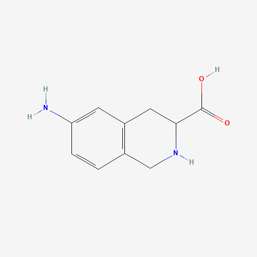 754963-56-9 6-amino-1,2,3,4-tetrahydroisoquinoline-3-carboxylic acid chemical structure