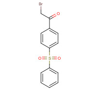 4779-37-7 1-[4-(benzenesulfonyl)phenyl]-2-bromoethanone chemical structure