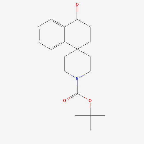 948034-21-7 tert-butyl 4-oxospiro[2,3-dihydronaphthalene-1,4'-piperidine]-1'-carboxylate chemical structure