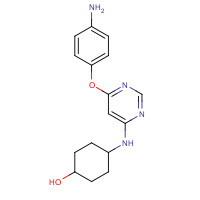 853298-75-6 4-[[6-(4-aminophenoxy)pyrimidin-4-yl]amino]cyclohexan-1-ol chemical structure