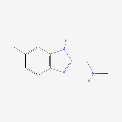 887571-32-6 N-methyl-1-(6-methyl-1H-benzimidazol-2-yl)methanamine chemical structure