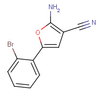 1261268-90-9 2-amino-5-(2-bromophenyl)furan-3-carbonitrile chemical structure