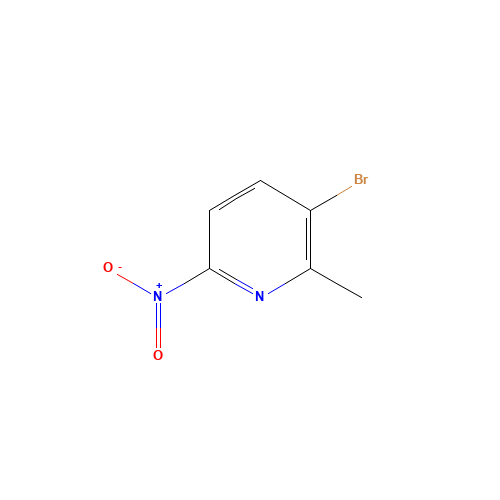 1231930-13-4 3-bromo-2-methyl-6-nitropyridine chemical structure