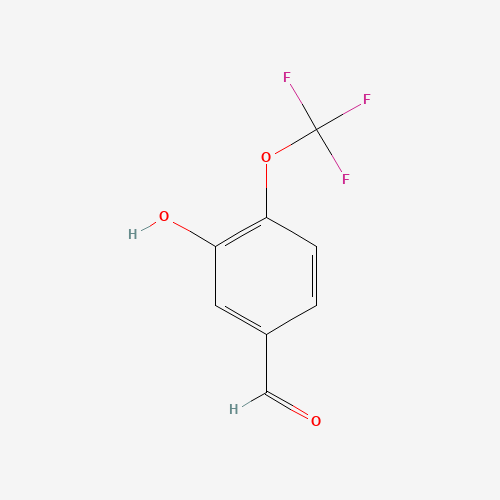 1208078-41-4 3-hydroxy-4-(trifluoromethoxy)benzaldehyde chemical structure