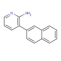 1358545-76-2 3-naphthalen-2-ylpyridin-2-amine chemical structure