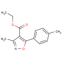92248-58-3 ethyl 3-methyl-5-(4-methylphenyl)-1,2-oxazole-4-carboxylate chemical structure
