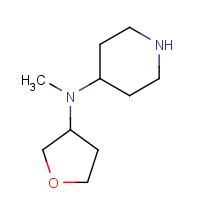 1257293-66-5 N-methyl-N-(oxolan-3-yl)piperidin-4-amine chemical structure