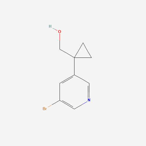 1369503-74-1 [1-(5-bromopyridin-3-yl)cyclopropyl]methanol chemical structure