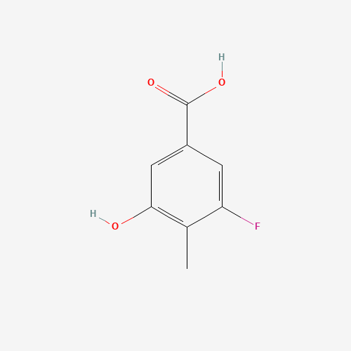 887267-08-5 3-fluoro-5-hydroxy-4-methylbenzoic acid chemical structure