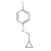 411229-57-7 1-(cyclopropylmethoxy)-4-iodobenzene chemical structure