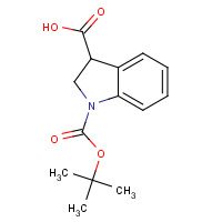 177201-79-5 1-[(2-methylpropan-2-yl)oxycarbonyl]-2,3-dihydroindole-3-carboxylic acid chemical structure