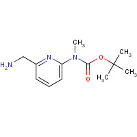 214471-76-8 tert-butyl N-[6-(aminomethyl)pyridin-2-yl]-N-methylcarbamate chemical structure