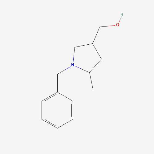 1224433-86-6 (1-benzyl-5-methylpyrrolidin-3-yl)methanol chemical structure