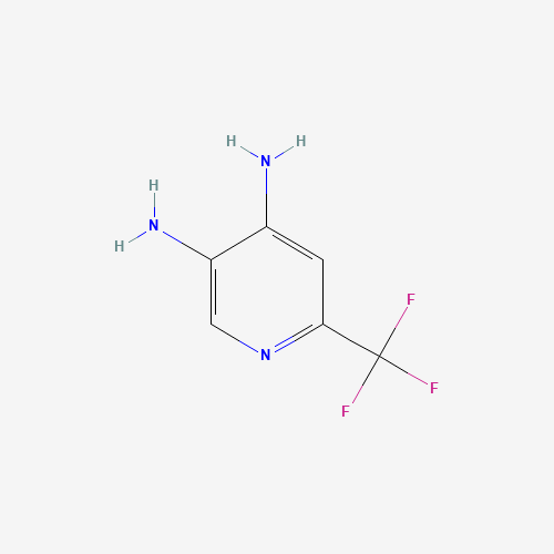 438564-37-5 6-(trifluoromethyl)pyridine-3,4-diamine chemical structure