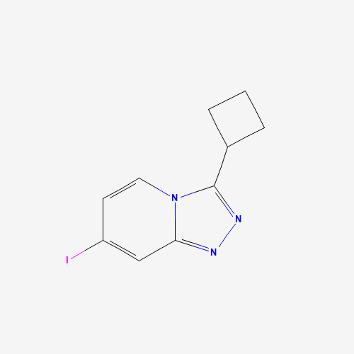 1057393-51-7 3-cyclobutyl-7-iodo-[1,2,4]triazolo[4,3-a]pyridine chemical structure