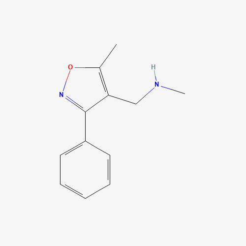 857283-57-9 N-methyl-1-(5-methyl-3-phenyl-1,2-oxazol-4-yl)methanamine chemical structure