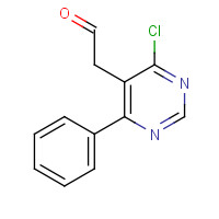 1456534-47-6 2-(4-chloro-6-phenylpyrimidin-5-yl)acetaldehyde chemical structure