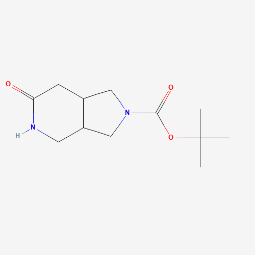 1360363-82-1 tert-butyl 6-oxo-3,3a,4,5,7,7a-hexahydro-1H-pyrrolo[3,4-c]pyridine-2-carboxylate chemical structure