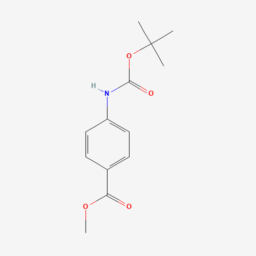164596-20-7 methyl 4-[(2-methylpropan-2-yl)oxycarbonylamino]benzoate chemical structure