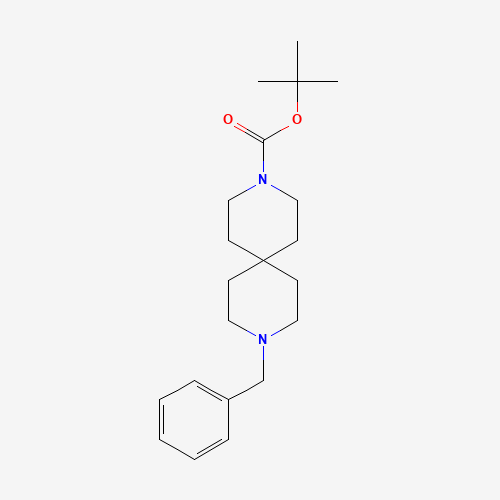 929302-01-2 tert-butyl 9-benzyl-3,9-diazaspiro[5.5]undecane-3-carboxylate chemical structure