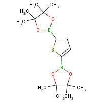 175361-81-6 4,4,5,5-tetramethyl-2-[5-(4,4,5,5-tetramethyl-1,3,2-dioxaborolan-2-yl)thiophen-2-yl]-1,3,2-dioxaborolane chemical structure