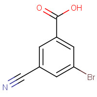 453566-14-8 3-bromo-5-cyanobenzoic acid chemical structure