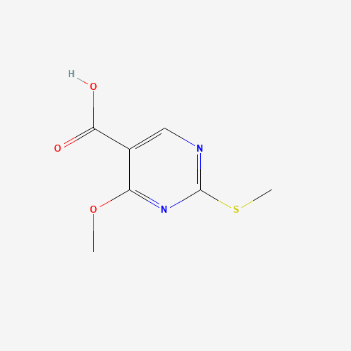 84332-06-9 4-methoxy-2-methylsulfanylpyrimidine-5-carboxylic acid chemical structure