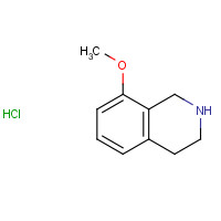 24693-40-1 8-methoxy-1,2,3,4-tetrahydroisoquinoline;hydrochloride chemical structure