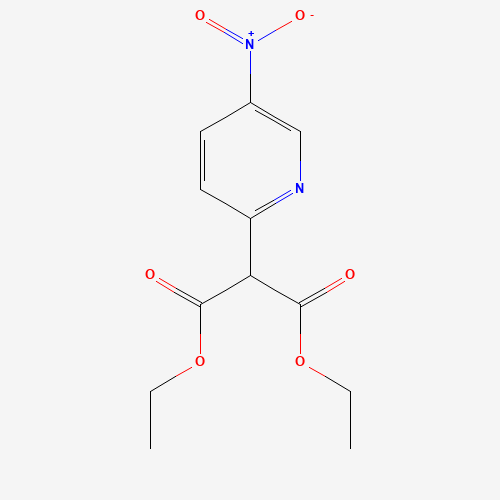 60891-70-5 diethyl 2-(5-nitropyridin-2-yl)propanedioate chemical structure